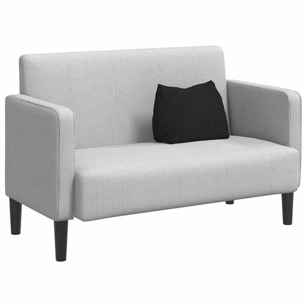 vidaXL Rugkussen Zwart 45 x 20 x 35 cm Stof