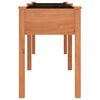 vidaXL Plantenbak met voering 203x53x76 cm massief vurenhout bruin