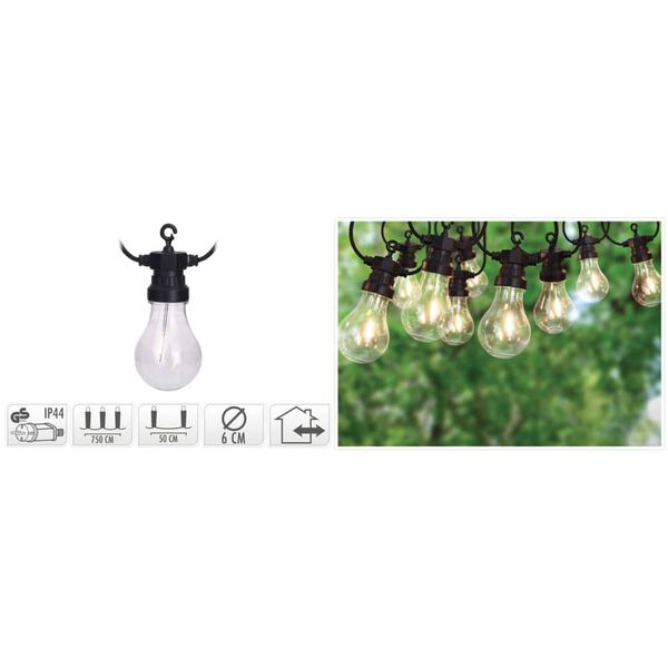 ProGarden Tuinverlichting met 20 lampen LED 24 V
