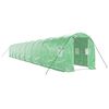 vidaXL Tuinkas met stalen frame 32 m&sup2; 16x2x2 m groen