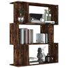 vidaXL Boekenkast / kamerscherm 80x24x96 cm bewerkt hout gerookt eiken