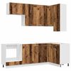 vidaXL Keukenblok LYON 8 st Oud hout Bewerkt hout