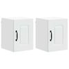 vidaXL Vaatwasserpaneel Kalmar 2 pcs Wit 30 x 31 x 40 cm Bewerkt hout