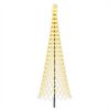 vidaXL LED Kerstboom EKENAS 400 cm 450 LED's Warmwit IJzer Zwart