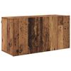 vidaXL TV-wandmeubel Wandgemonteerd 5 pcs Oud Hout Bewerkt hout