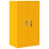 vidaXL Opbergkast Mosterdgeel 60 x 40 x 105 cm Staal