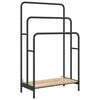 vidaXL Kledingrek Sonoma Eiken 60 x 30 x 100,5 cm Bewerkt hout