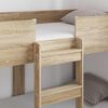 vidaXL Bunk Bed voor Kinderen Sonoma Eiken 80 x 160 cm Bewerkt hout