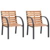 vidaXL Tuinstoelen 2 st massief vurenhout