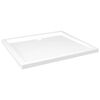 vidaXL Douchebak rechthoekig 80x90 cm ABS wit
