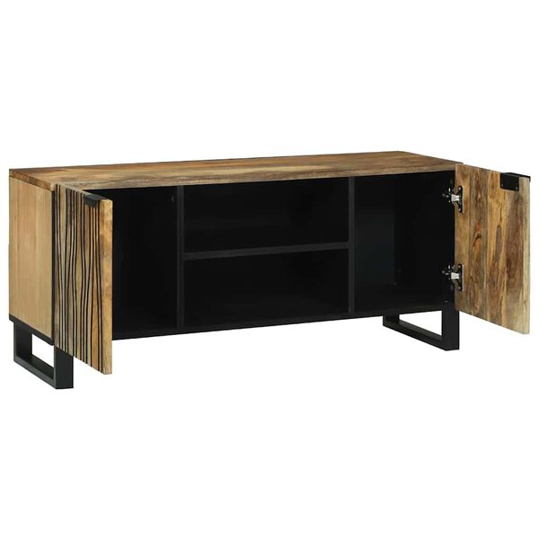 vidaXL TV Eenheden Bruin 105 x 33 x 46 cm Bewerkt hout