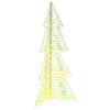 vidaXL Kerstboom 160 LED's Warmwit 150 cm PET