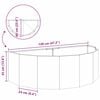 vidaXL Plantenbak Roestig 120 x 60 x 35 cm Cortenstaal