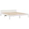 vidaXL Bedframe Family zonder matras 240x200 cm massief grenenhout wit