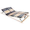 vidaXL Lattenbodem Bruin 140 x 190 cm Massief beukenhout