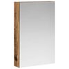 vidaXL Badkamer spiegelkast Oudhout 40 x 10,5 x 60,5 cm Bewerkt hout