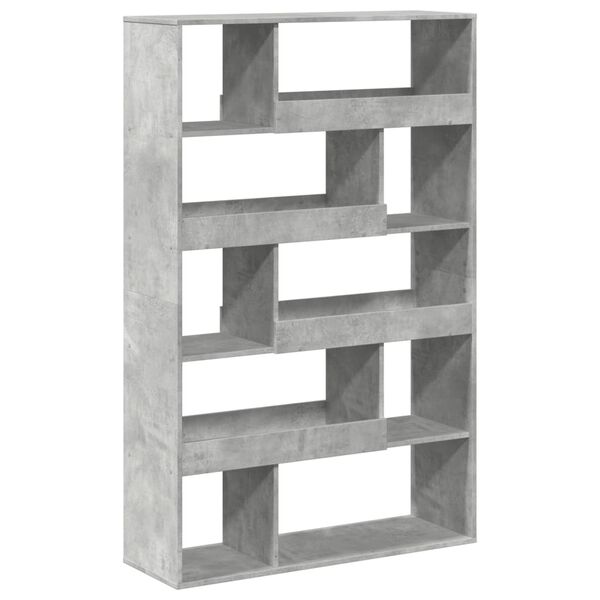 vidaXL Boekenkast 100x33x156,5 cm bewerkt hout betongrijs