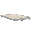 vidaXL Bedframe bewerkt hout betongrijs 120x190 cm