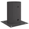 vidaXL Ronde grondanker 12 st Antraciet 15 x 15 x 15 cm Metaal