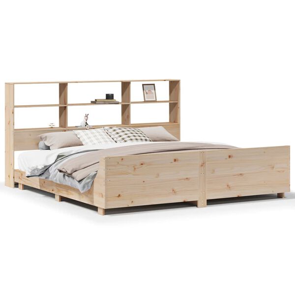 vidaXL Bedframe zonder matras massief grenenhout 180x200 cm