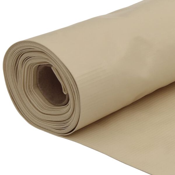 vidaXL Balkonscherm Oxford textiel 90x400 cm beige