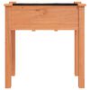 vidaXL Plantenbak met voering 71x37x76 cm massief vurenhout bruin