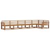 vidaXL Buiten bankenset 6 pcs Naturel Massief Acaciahout
