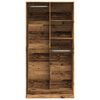 vidaXL Kledingkast 100x50x200 cm bewerkt hout oud hout