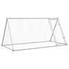 vidaXL Kippenhok 200x105x91 cm gegalvaniseerd staal zilverkleurig