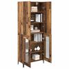 vidaXL Highboard Oud Hout 69,5 x 34 x 180 cm Bewerkt hout