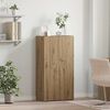 vidaXL Kantoor kast met plank artisanaal eikenkleurig 60 x 32 x 115 cm