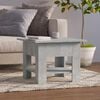 vidaXL Salontafel 55x55x42 cm bewerkt hout betongrijs