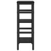 vidaXL Boekenkast Zwart Eiken 40 x 29,5 x 81 cm Bewerkt hout