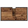 vidaXL Badkamer wastafelkast Oud Hout 65 x 33 x 60 cm Bewerkt hout