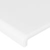 vidaXL Boxspring met matras kunstleer wit 160x200 cm