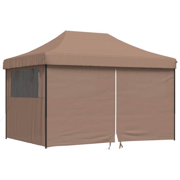 vidaXL Partytent Bruin 279 x 410 x 315 cm Oxford Stof