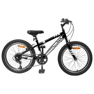 vidaXL Mountainbike 20 Inch 6-Snelheid voor 5-8 jaar oud Zwart