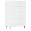 vidaXL Hoge kast 57x35x90 cm bewerkt hout wit