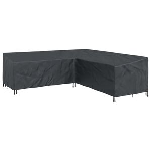 vidaXL Meubelhoes Zwart 255 x 255 x 80 cm 210D Oxford Stof