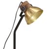 vidaXL Bureaulamp 25 W E27 18x18x60 cm antiek messingkleurig