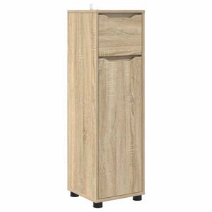 vidaXL Badkamer Kast Sonoma Eiken 30,5 x 30 x 101 cm Bewerkt hout