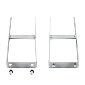 vidaXL Grondpinnen voor HKC schutting 2 st 40 cm staal