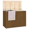 vidaXL Wasmand 88,5x44x66 cm massief grenenhout honingbruin