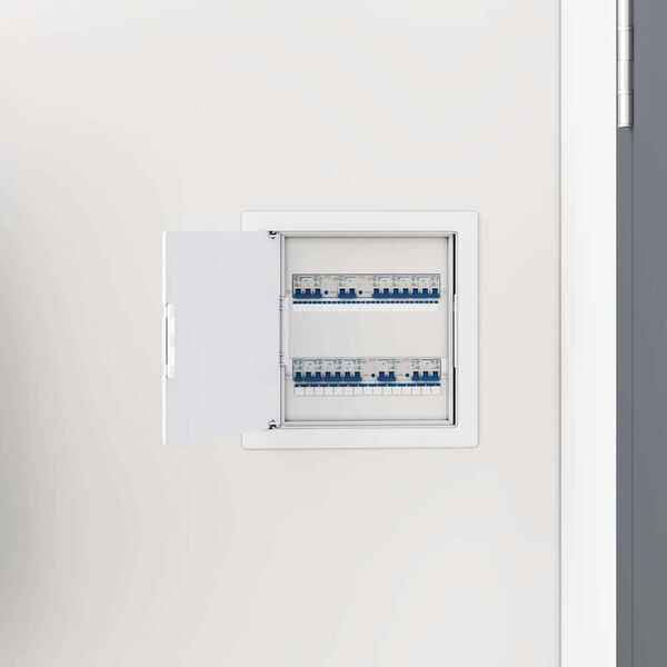 vidaXL Toegangs-panelen 2 pcs Wit 20 x 20 cm ABS Kunststof