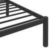 vidaXL Bedframe metaal zwart 200x200 cm