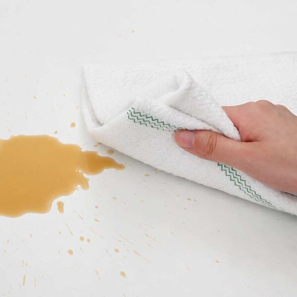 vidaXL Reinigingsdoeken 10 st gestreept 50x60 cm wit en groen