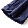 Kinderbroek fluweel 92 donkerblauw