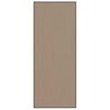 vidaXL Deurmat Beige en zwart 120 x 300 cm Polypropyleen en vinyl