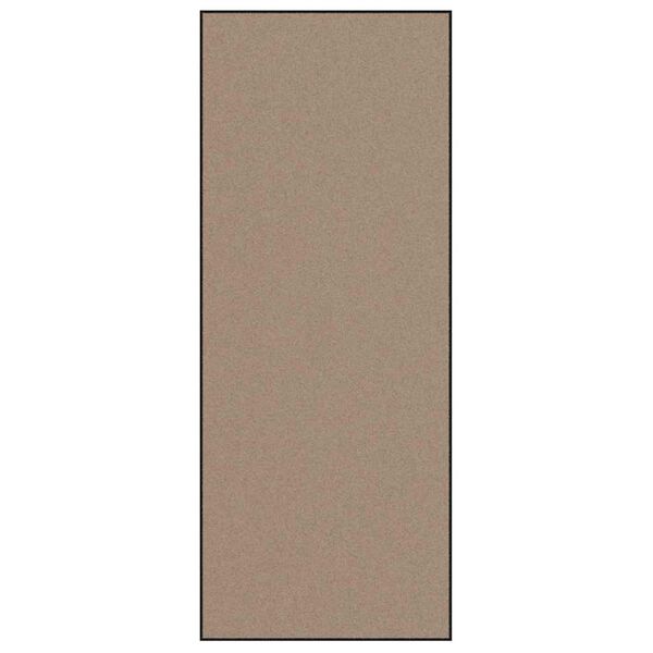 vidaXL Deurmat Beige en zwart 120 x 300 cm Polypropyleen en vinyl