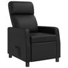 vidaXL Relaxfauteuil Zwart Kunstleer